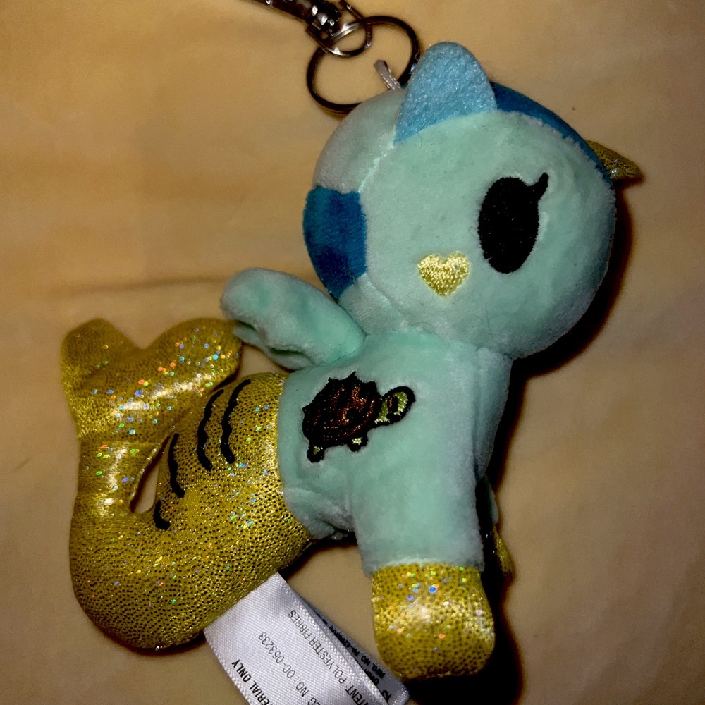 New 6in Tokidoki Mermicorn Plush Clip-On Collectible Series 5 Key Chain